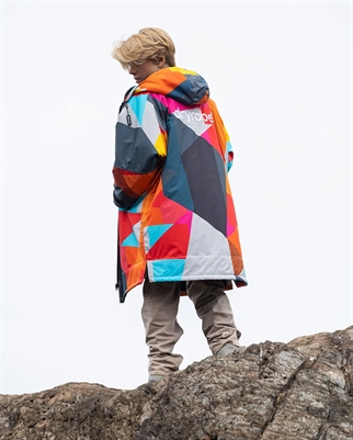 Dryrobe Advance Long Sleeve Kids Abstract Print